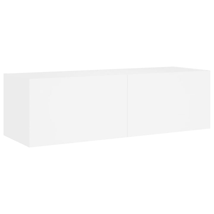 Comode Tv De Perete Cu Lumini Led, 4 Piese,