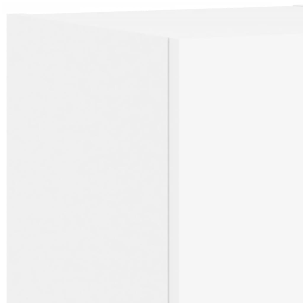 Comode Tv De Perete Cu Lumini Led, 4 Piese,
