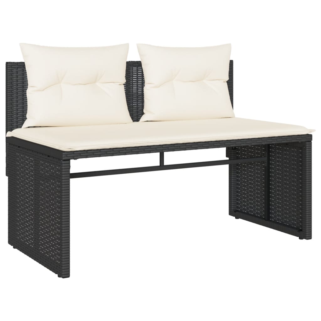 Set Mobilier De Grădină Cu Perne, 4 Piese, , Poliratan