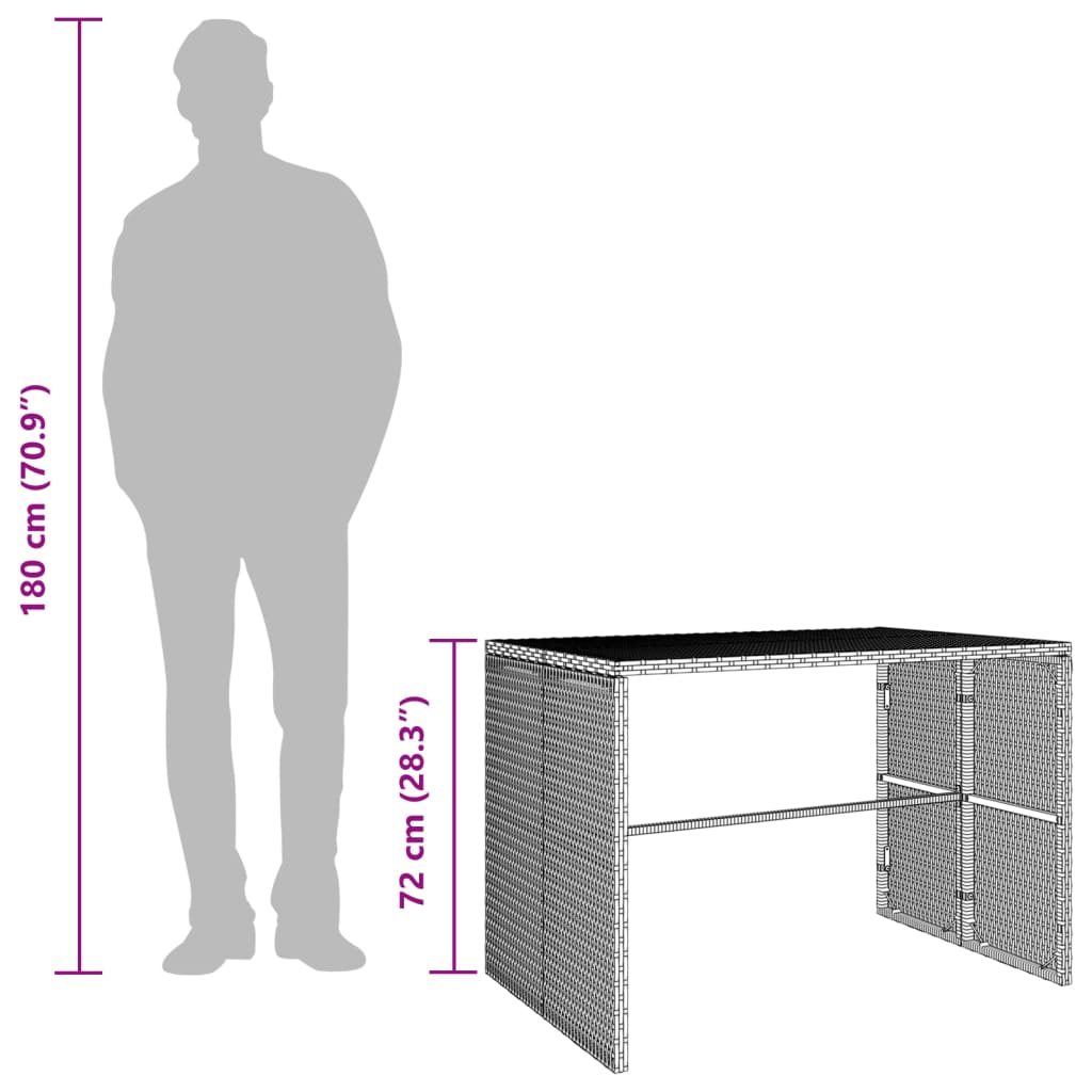 Set Mobilier De Grădină Cu Perne, 3 Piese, , Poliratan