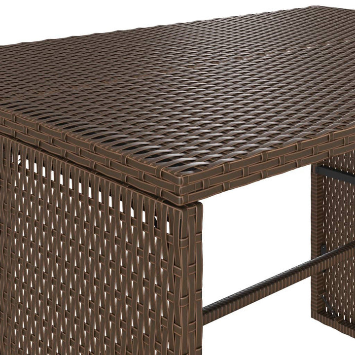 Set Mobilier De Grădină Cu Perne, 3 Piese, , Poliratan