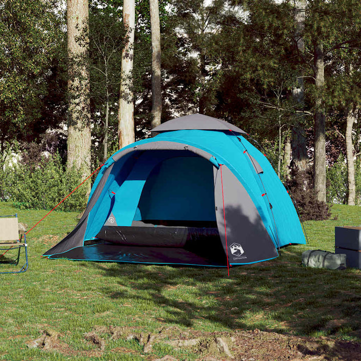 Cort De Camping Cupolă 3 Persoane, Setare Rapidă,