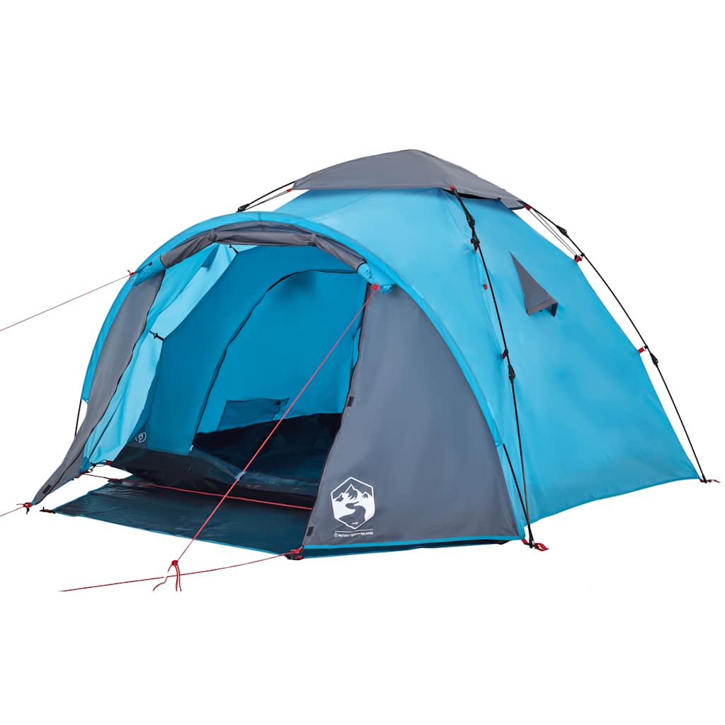 Cort De Camping Cupolă 3 Persoane, Setare Rapidă,