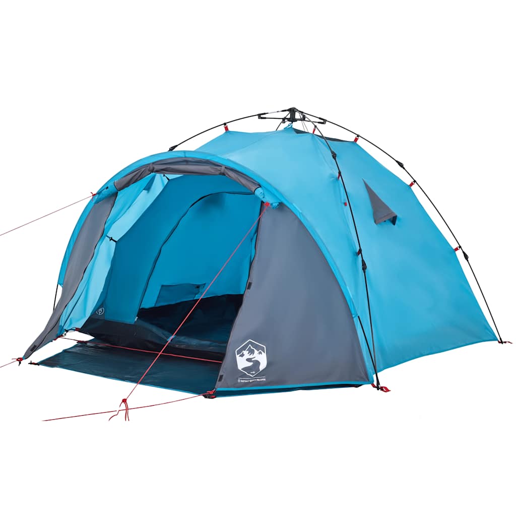 Cort De Camping Cupolă 3 Persoane, Setare Rapidă,