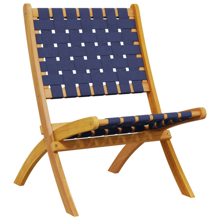 Scaune De Grădină Pliante 2 Buc. Lemn Masiv Acacia/Textil