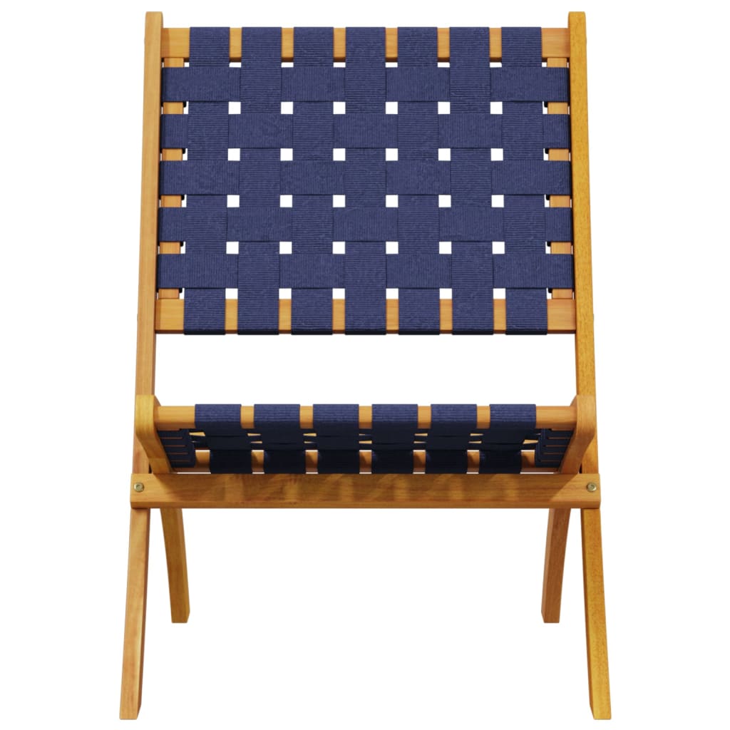 Scaune De Grădină Pliante 2 Buc. Lemn Masiv Acacia/Textil