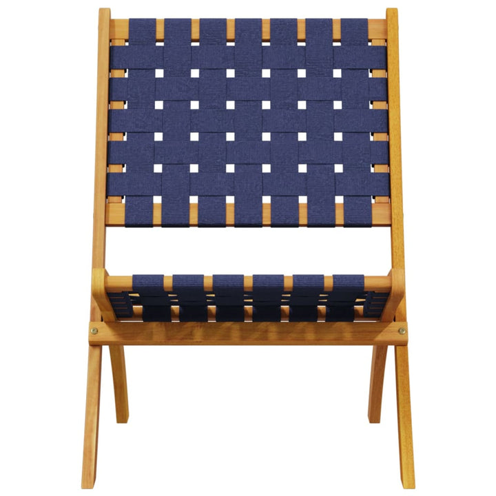Scaune De Grădină Pliante 2 Buc. Lemn Masiv Acacia/Textil