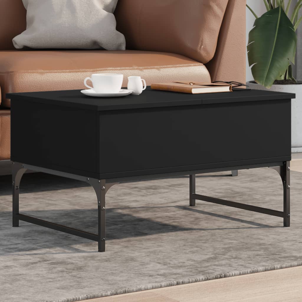 Măsuță De Cafea, Gri Sonoma, 100X50X40 Cm, Lemn Prelucrat/Metal