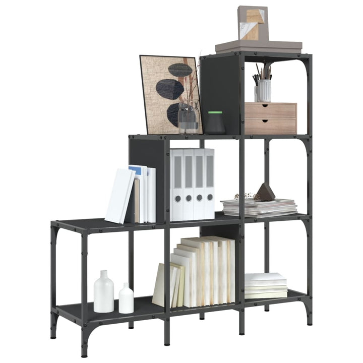 Bibliotecă, , 92X30X, Lemn Prelucrat Și Metal