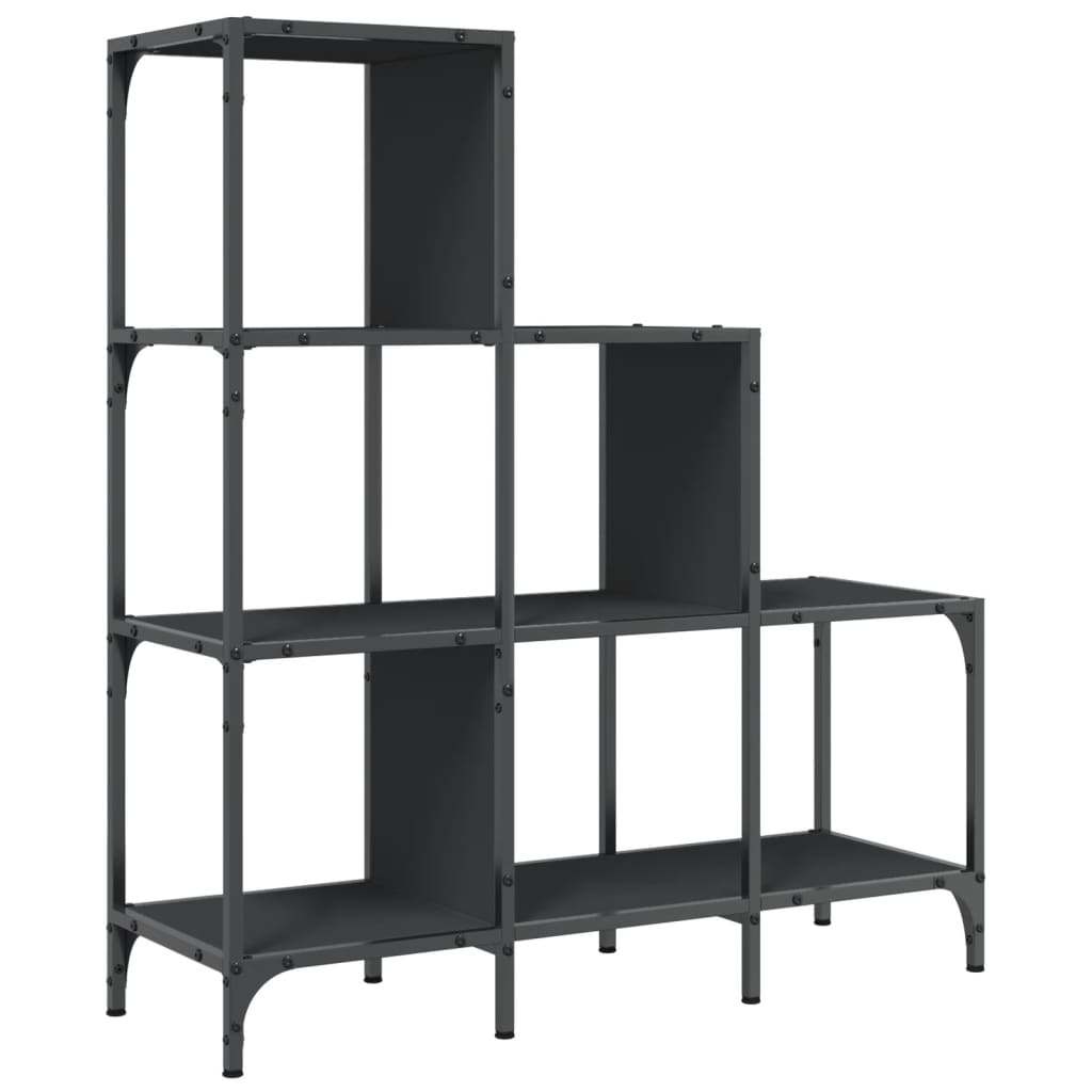 Bibliotecă, , 92X30X, Lemn Prelucrat Și Metal