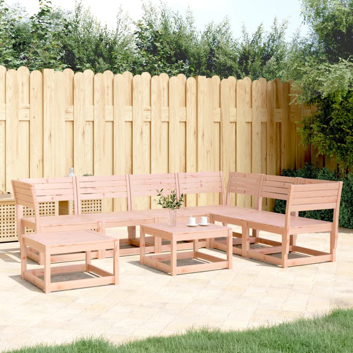 Set Mobilier De Grădină, 7 Piese, Lemn Masiv De Pin