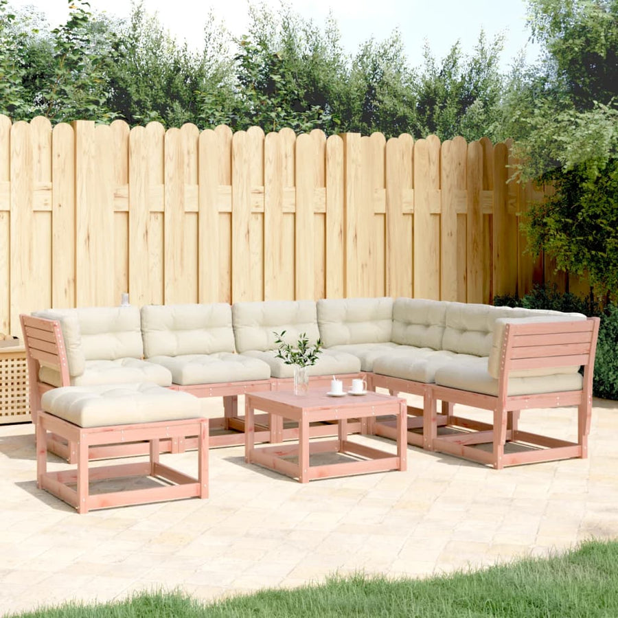 Set Mobilier De Grădină Cu Perne, 7 Piese, Lemn Masiv Douglas