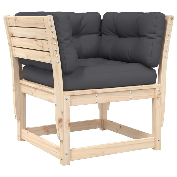 Set Mobilier De Grădină , 8 Piese, Lemn Masiv De Pin