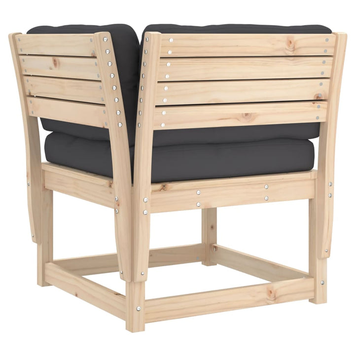 Set Mobilier De Grădină , 8 Piese, Lemn Masiv De Pin