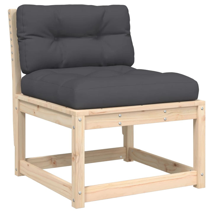 Set Mobilier De Grădină , 8 Piese, Lemn Masiv De Pin