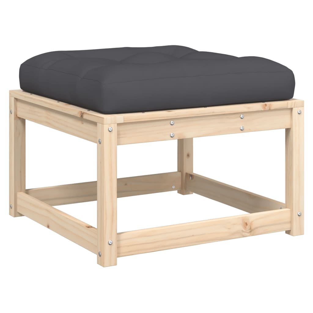 Set Mobilier De Grădină , 8 Piese, Lemn Masiv De Pin