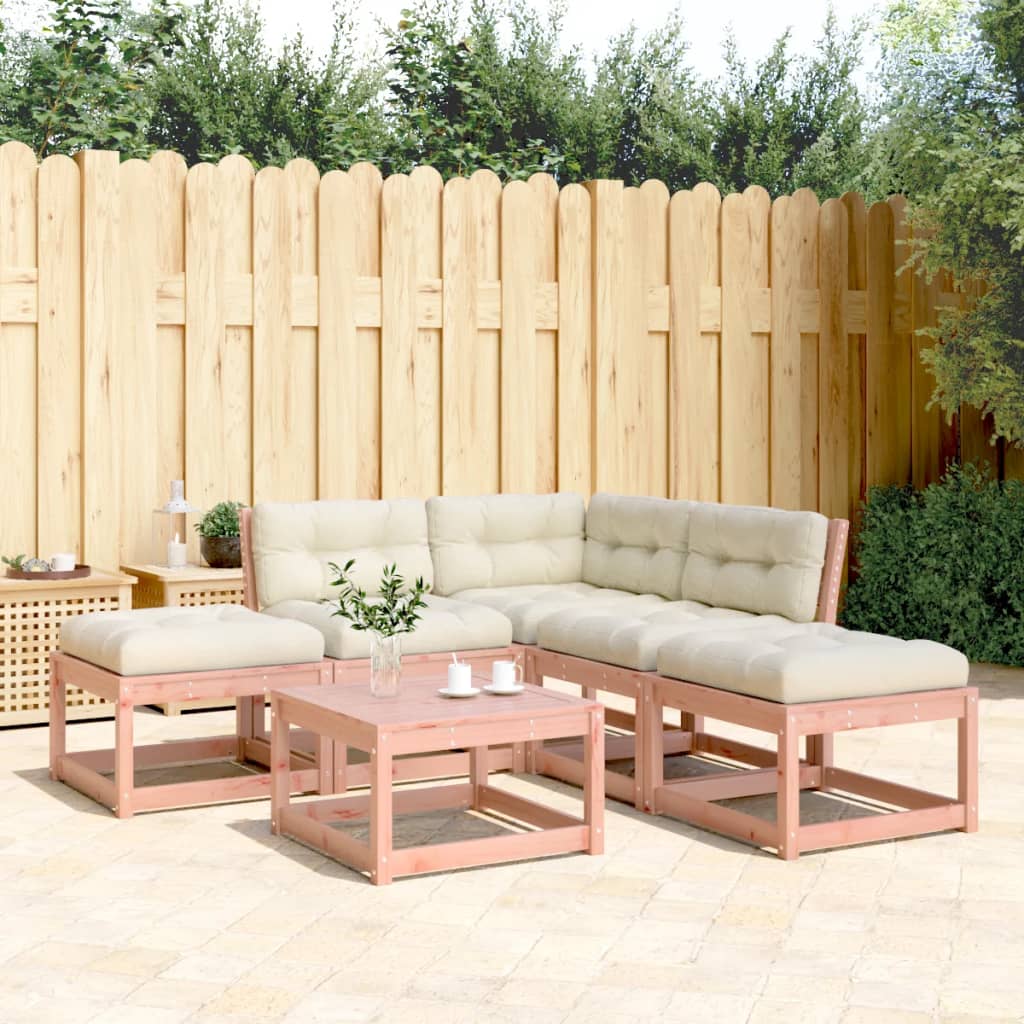 Set Canapea De Grădină, 5 Piese, Lemn De Pin Tratat