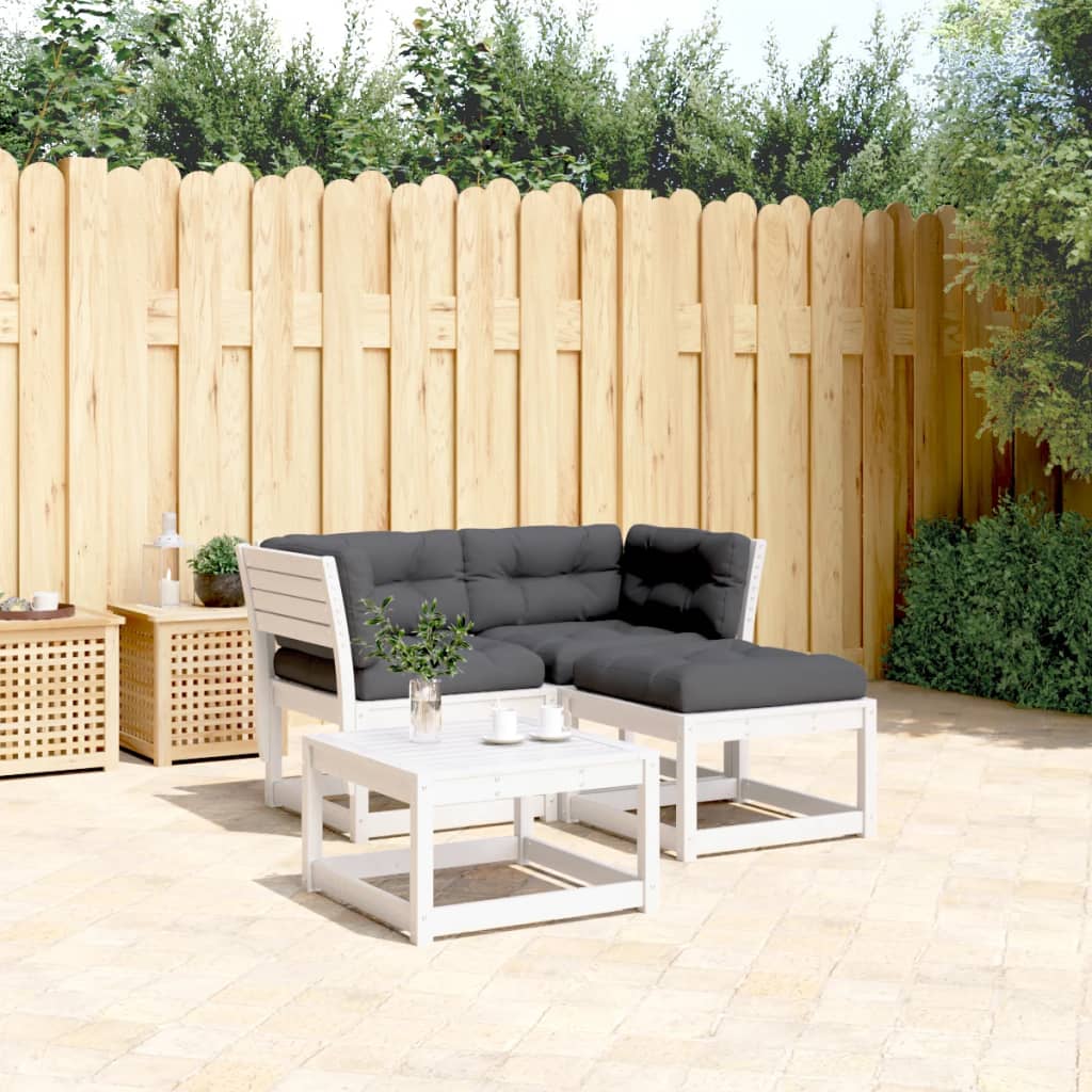 Set Mobilier De Grădină , 3 Piese, Lemn Masiv Douglas