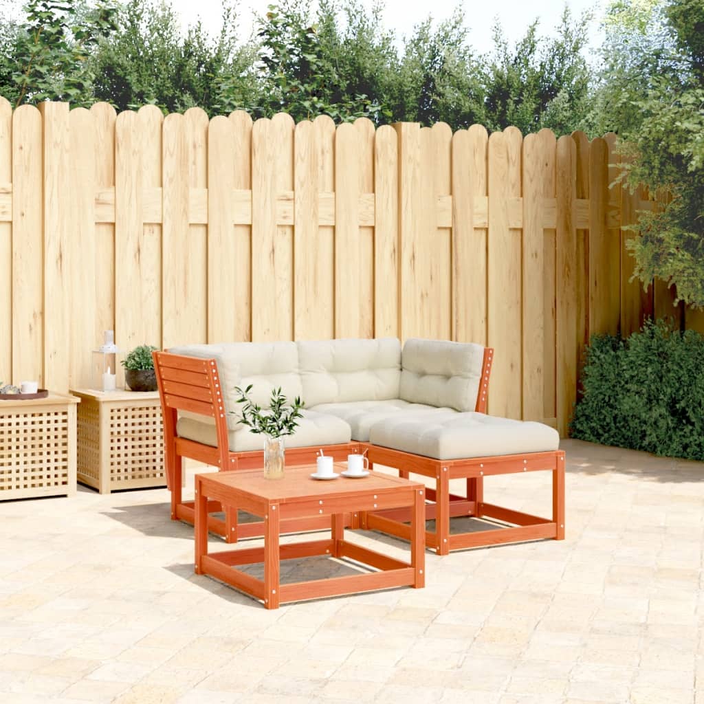 Set Mobilier De Grădină , 3 Piese, Lemn Masiv Douglas