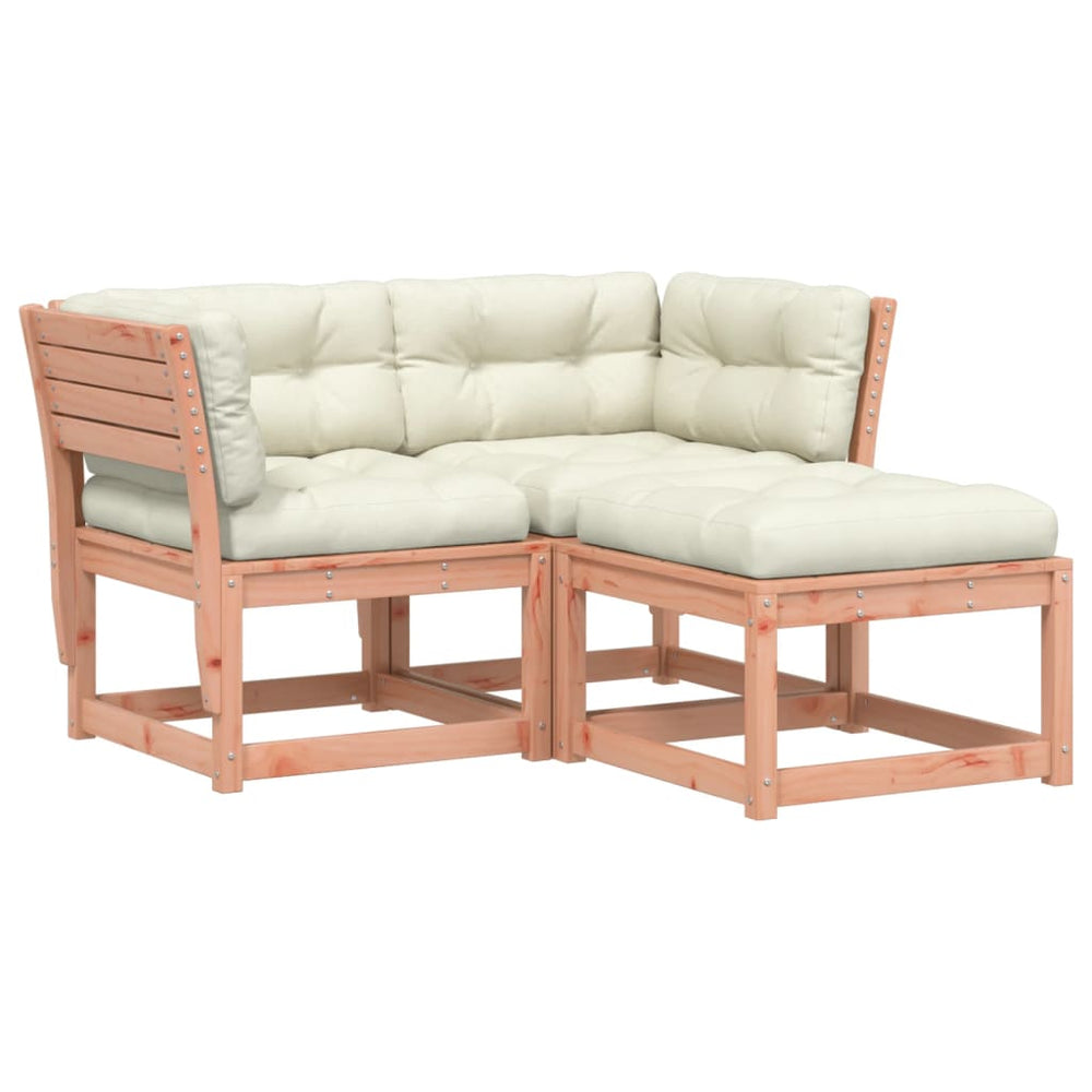 Set Mobilier De Grădină , 3 Piese, Lemn Masiv Douglas