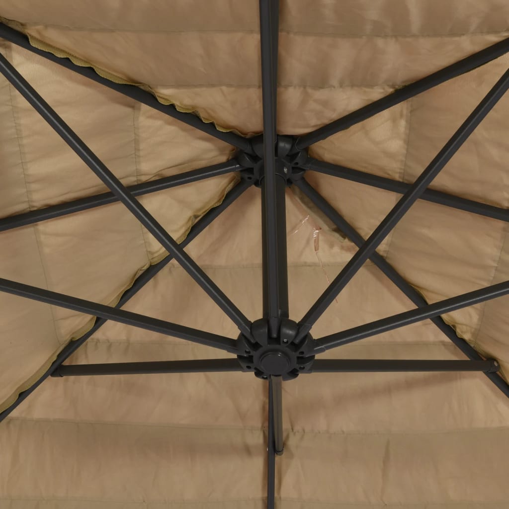 Umbrelă Soare De Grădină Cu Stâlp Din Oțel,