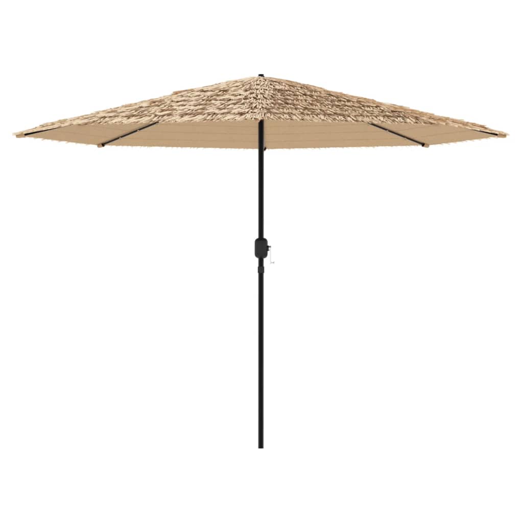 Umbrelă Soare De Grădină Cu Stâlp Din Oțel, Maro