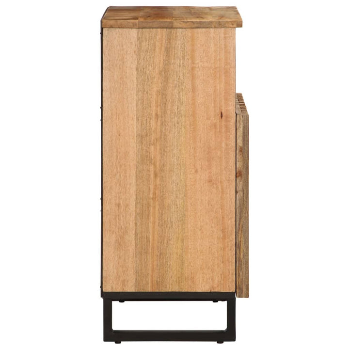 Dulap, 60X34X75 Cm, Lemn Masiv De Mango Brut