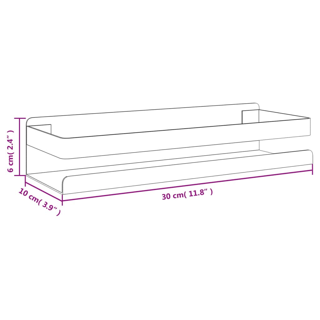Raft De Duș, , Oțel Inoxidabil 304 Periat