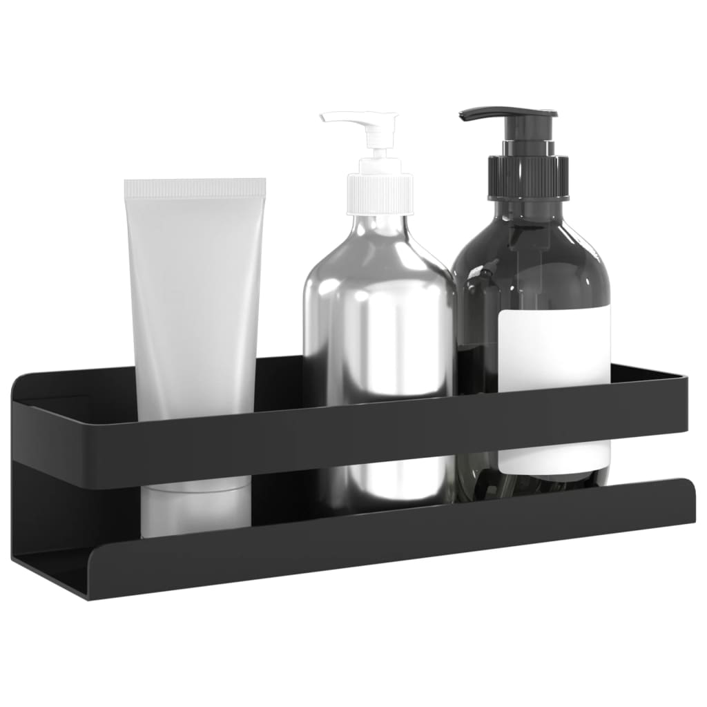 Raft De Duș Negru Mat 23X6,5X6 Cm Oțel Inoxidabil 304 Periat