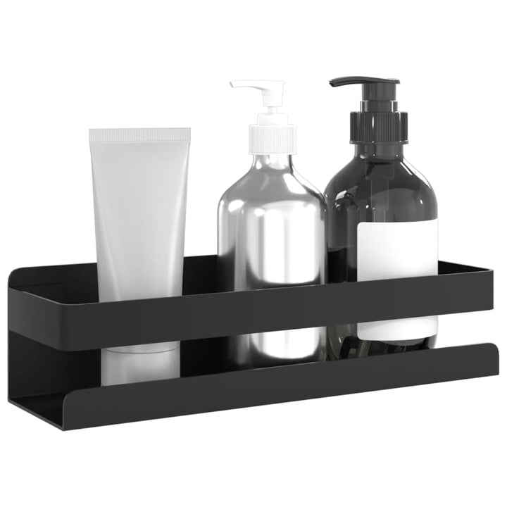 Raft De Duș Negru Mat 23X6,5X6 Cm Oțel Inoxidabil 304 Periat