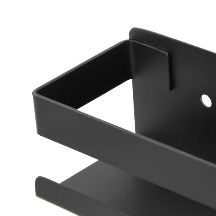 Raft De Duș Negru Mat 23X6,5X6 Cm Oțel Inoxidabil 304 Periat