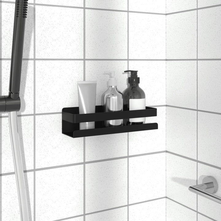 Raft De Duș Negru Mat 23X6,5X6 Cm Oțel Inoxidabil 304 Periat