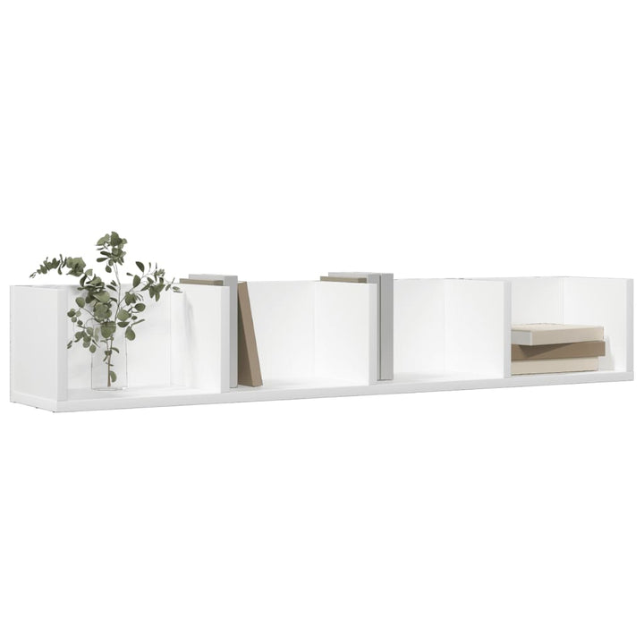 Dulap De Perete, , 99X18X16,5 Cm, Lemn Prelucrat Alb