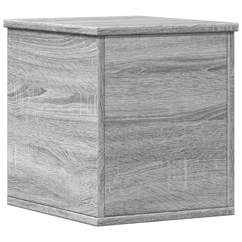 Cutie De Depozitare, Gri Sonoma, 30X35X35 Cm, Lemn Prelucrat