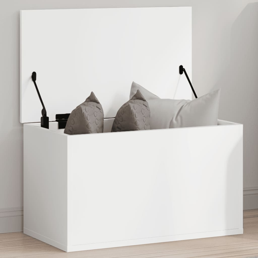 Cutie De Depozitare, Alb, 60X35X35 Cm, Lemn Prelucrat