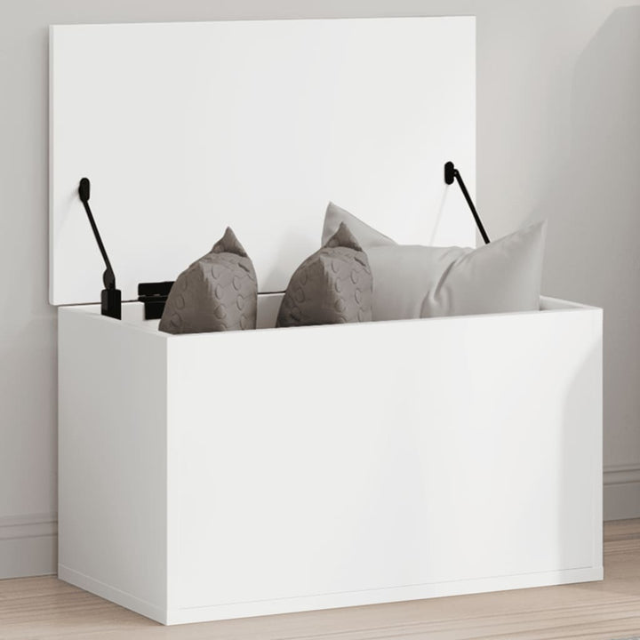 Cutie De Depozitare, Alb, 60X35X35 Cm, Lemn Prelucrat
