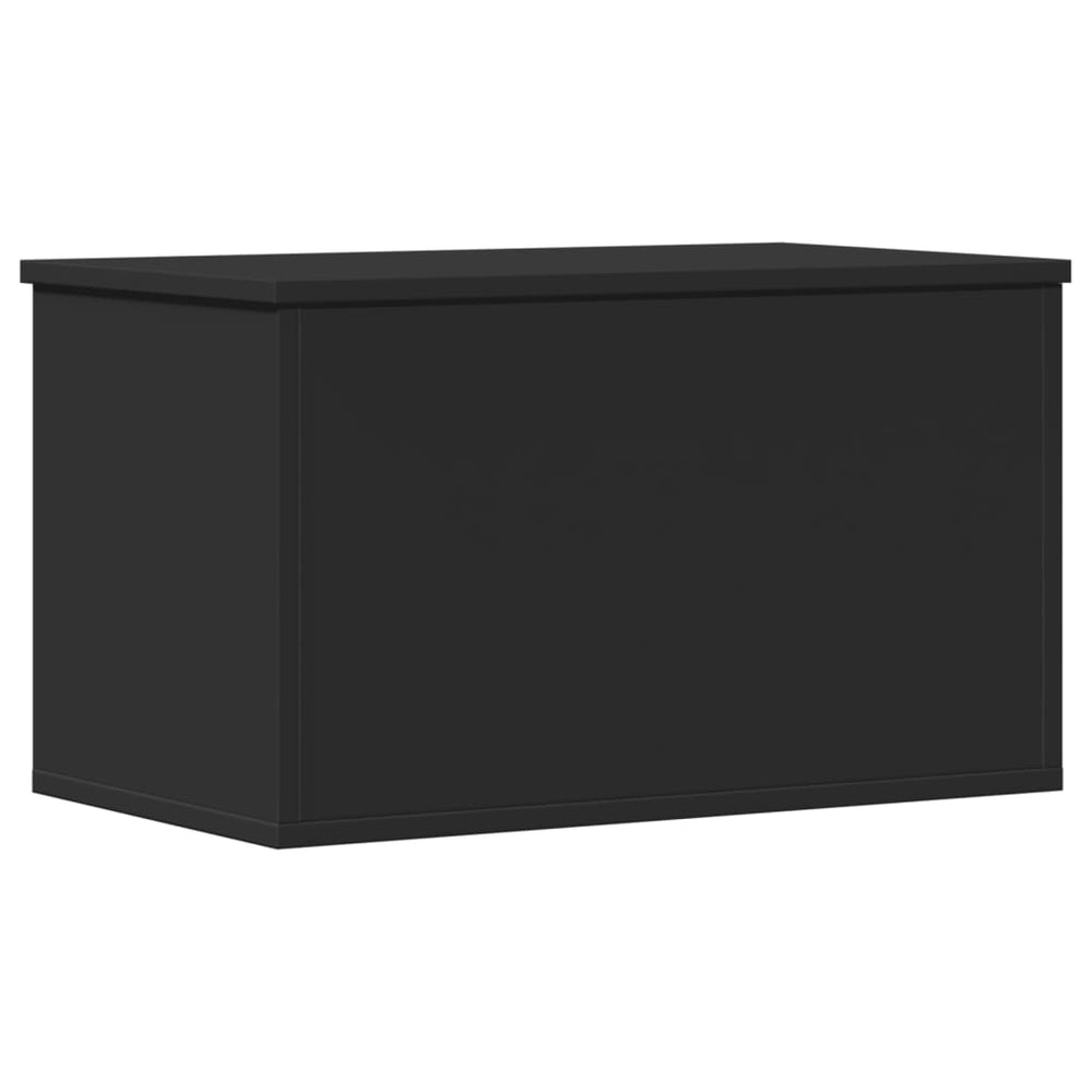 Cutie De Depozitare, Negru, 60X35X35 Cm, Lemn Prelucrat