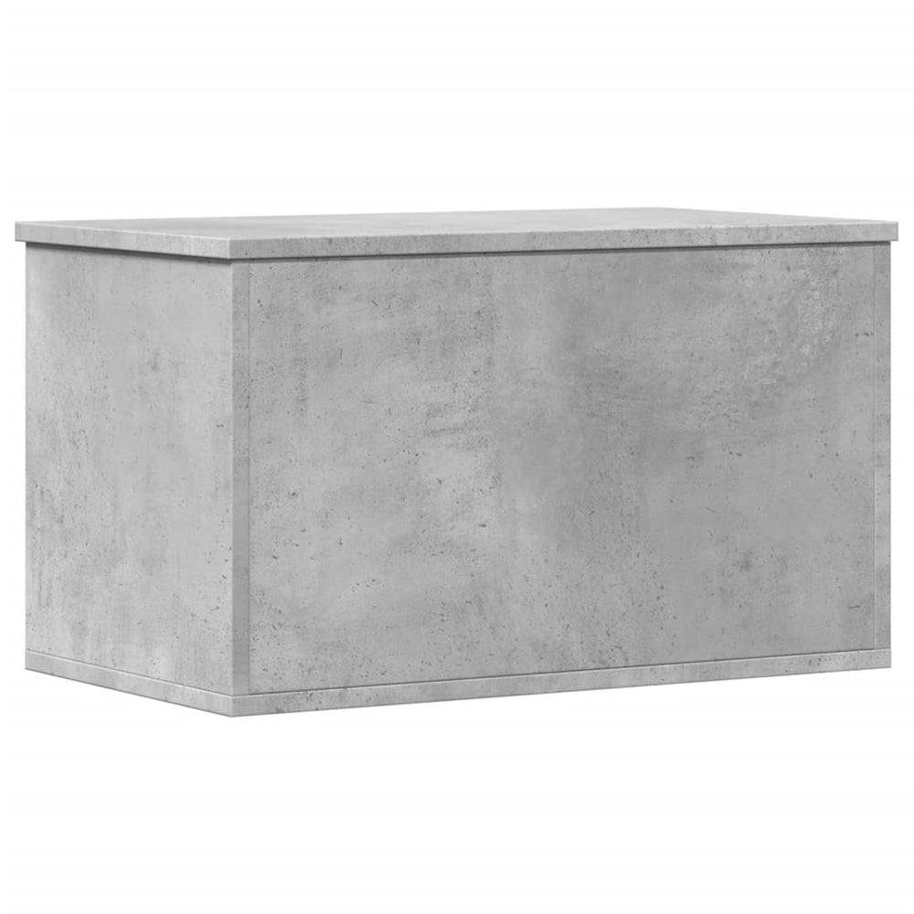 Cutie De Depozitare, Gri Beton, 60X35X35 Cm, Lemn Prelucrat
