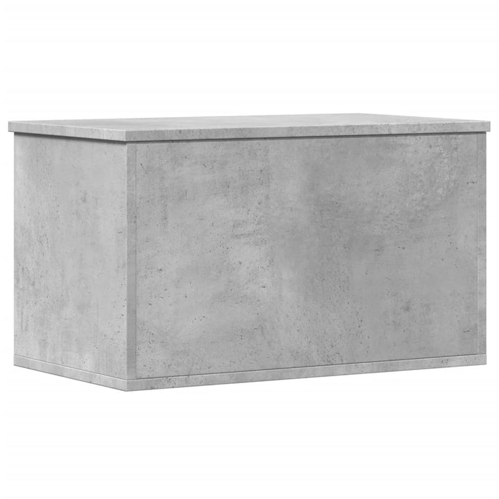 Cutie De Depozitare, Gri Beton, 60X35X35 Cm, Lemn Prelucrat