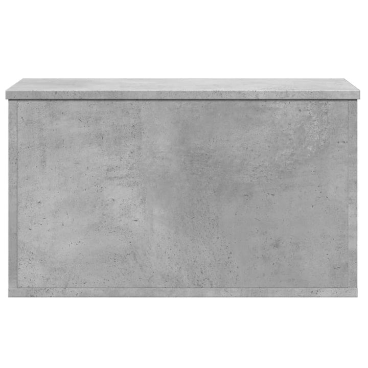 Cutie De Depozitare, Gri Beton, 60X35X35 Cm, Lemn Prelucrat