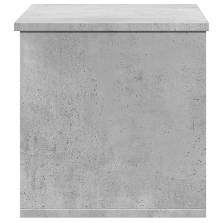 Cutie De Depozitare, Gri Beton, 60X35X35 Cm, Lemn Prelucrat