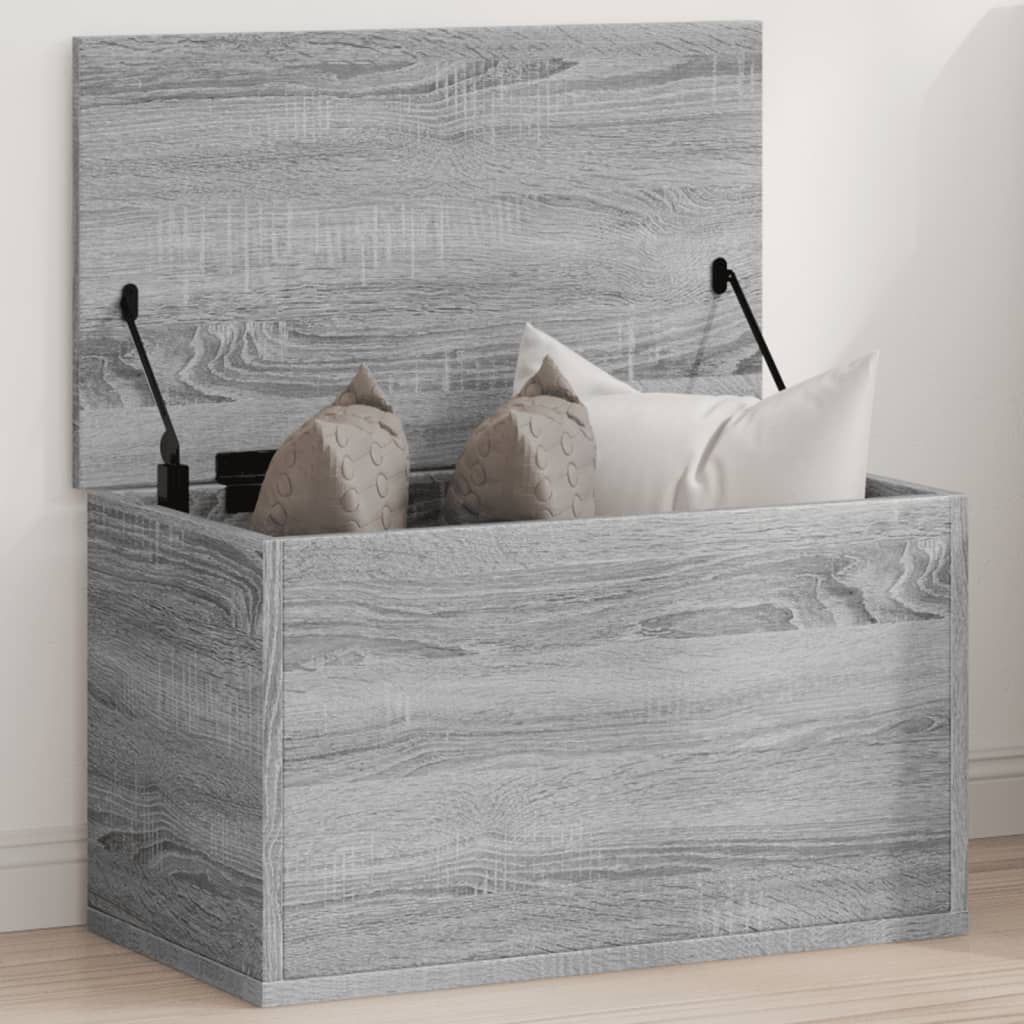 Cutie De Depozitare, Gri Sonoma, 60X35X35 Cm, Lemn Prelucrat