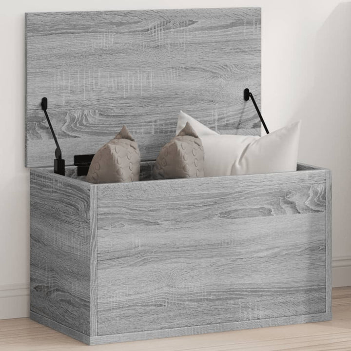 Cutie De Depozitare, Gri Sonoma, 60X35X35 Cm, Lemn Prelucrat