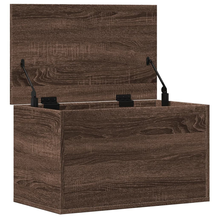 Cutie De Depozitare, Stejar Maro, 60X35X35 Cm, Lemn Prelucrat