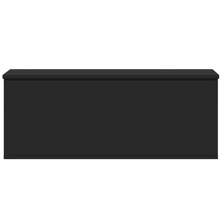 Cutie De Depozitare, Negru, 90X35X35 Cm, Lemn Prelucrat