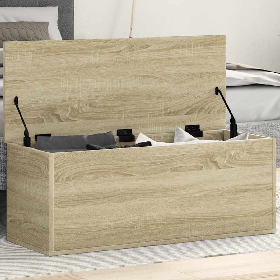 Cutie De Depozitare, Stejar Sonoma, 90X35X35 Cm, Lemn Prelucrat