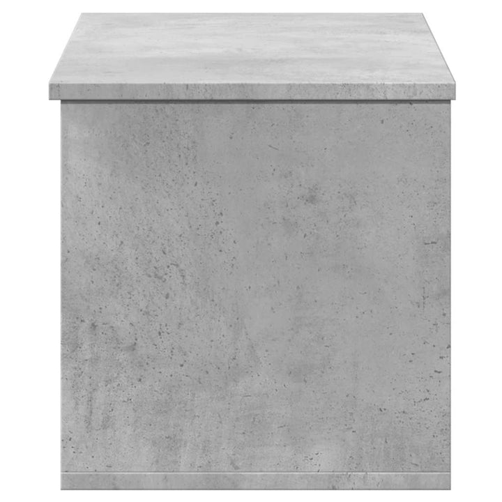 Cutie De Depozitare, Gri Beton, 90X35X35 Cm, Lemn Prelucrat