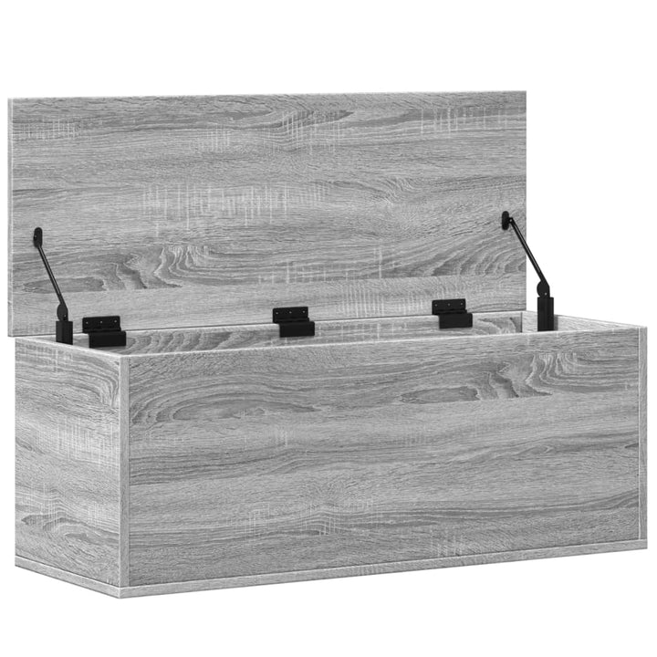 Cutie De Depozitare, Gri Sonoma, 90X35X35 Cm, Lemn Prelucrat