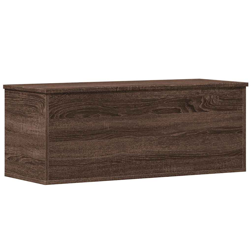 Cutie De Depozitare, Stejar Maro, 90X35X35 Cm, Lemn Prelucrat