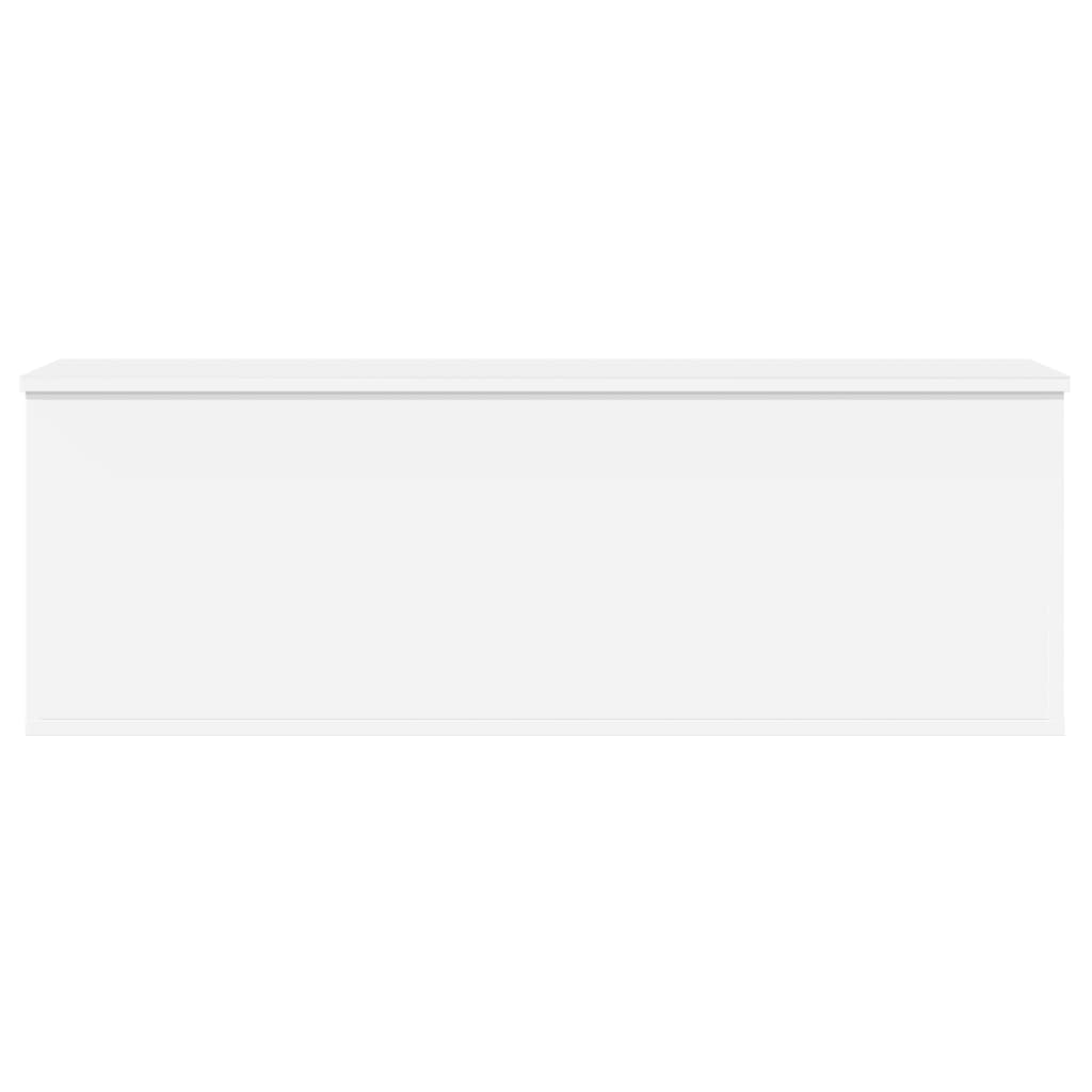 Cutie De Depozitare, Alb, 102X35X35 Cm, Lemn Prelucrat